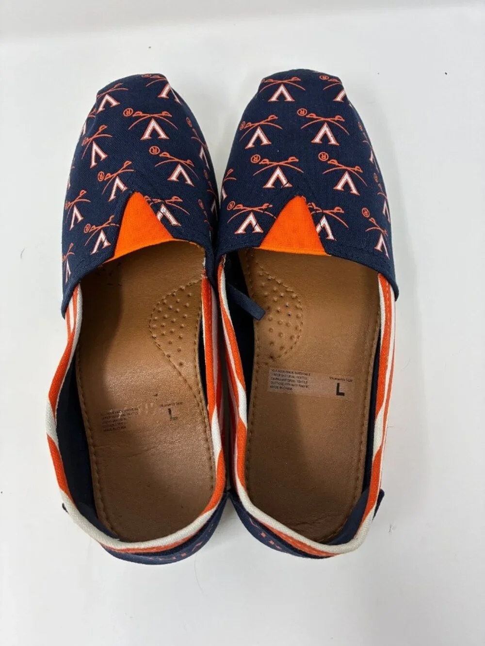 UVA shoes show your